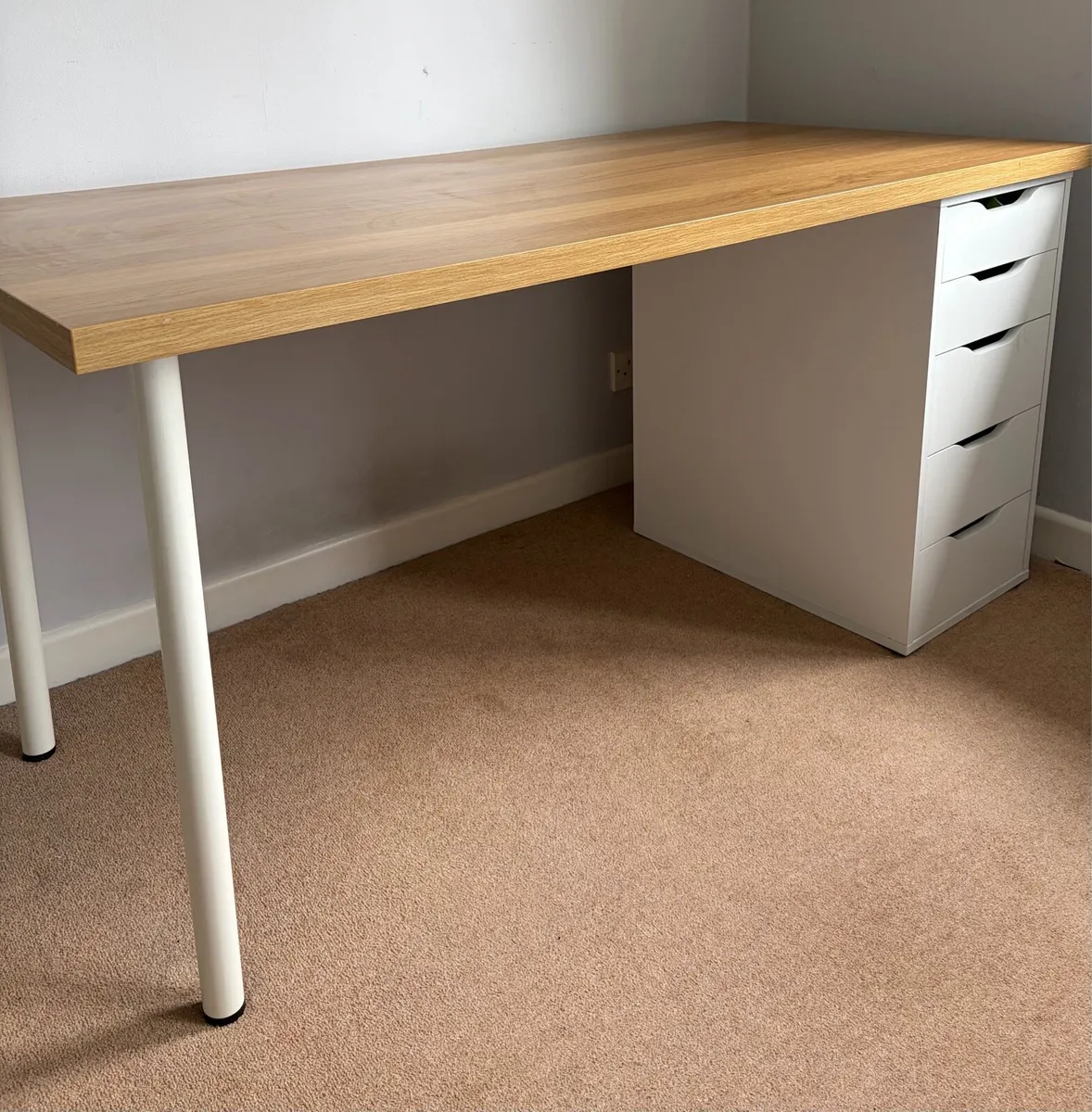 IKEA Vika Amon desk and drawers