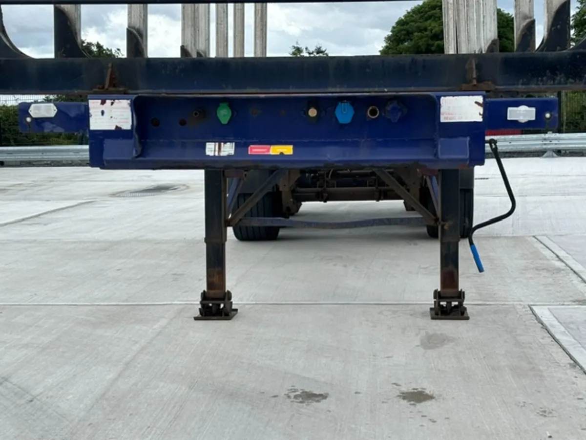DENNISON TIMBER TRAILER WITH  8  ALLOY BOLSTERS - Image 4