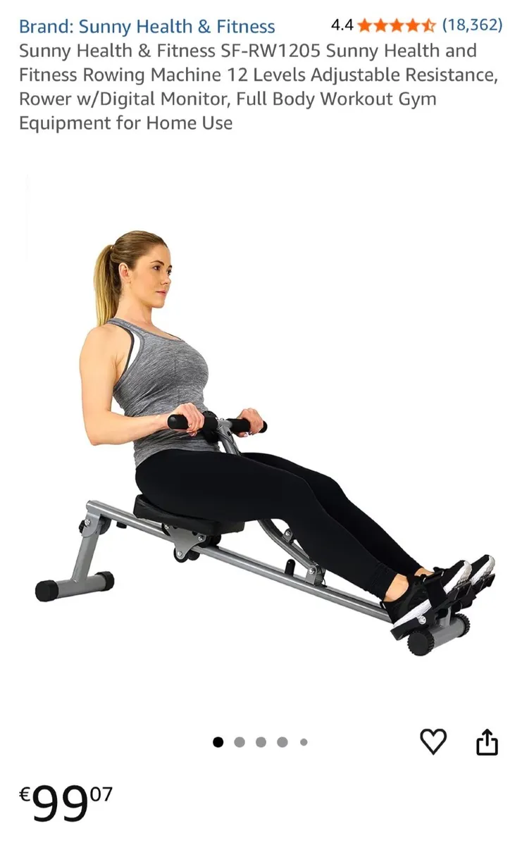 Rowing machine (Foldable) - Image 4