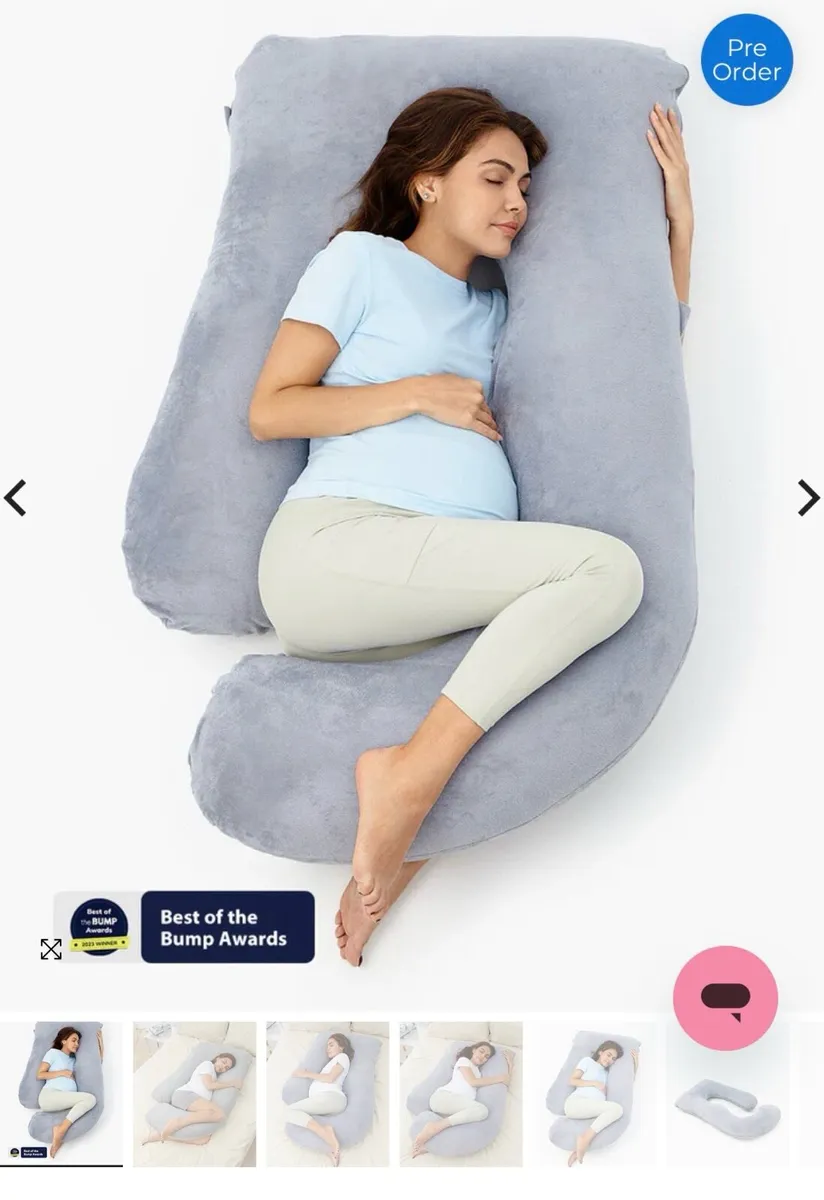 Mom cozy huggable U shaped maternity pillow - Image 2