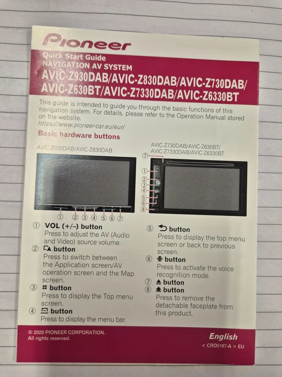 Pioneer Av system radio - Image 3