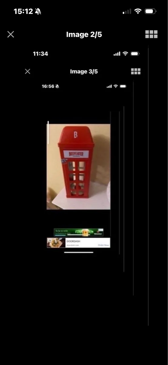 Very Rare Beefeater London Metal Display Box - Image 2
