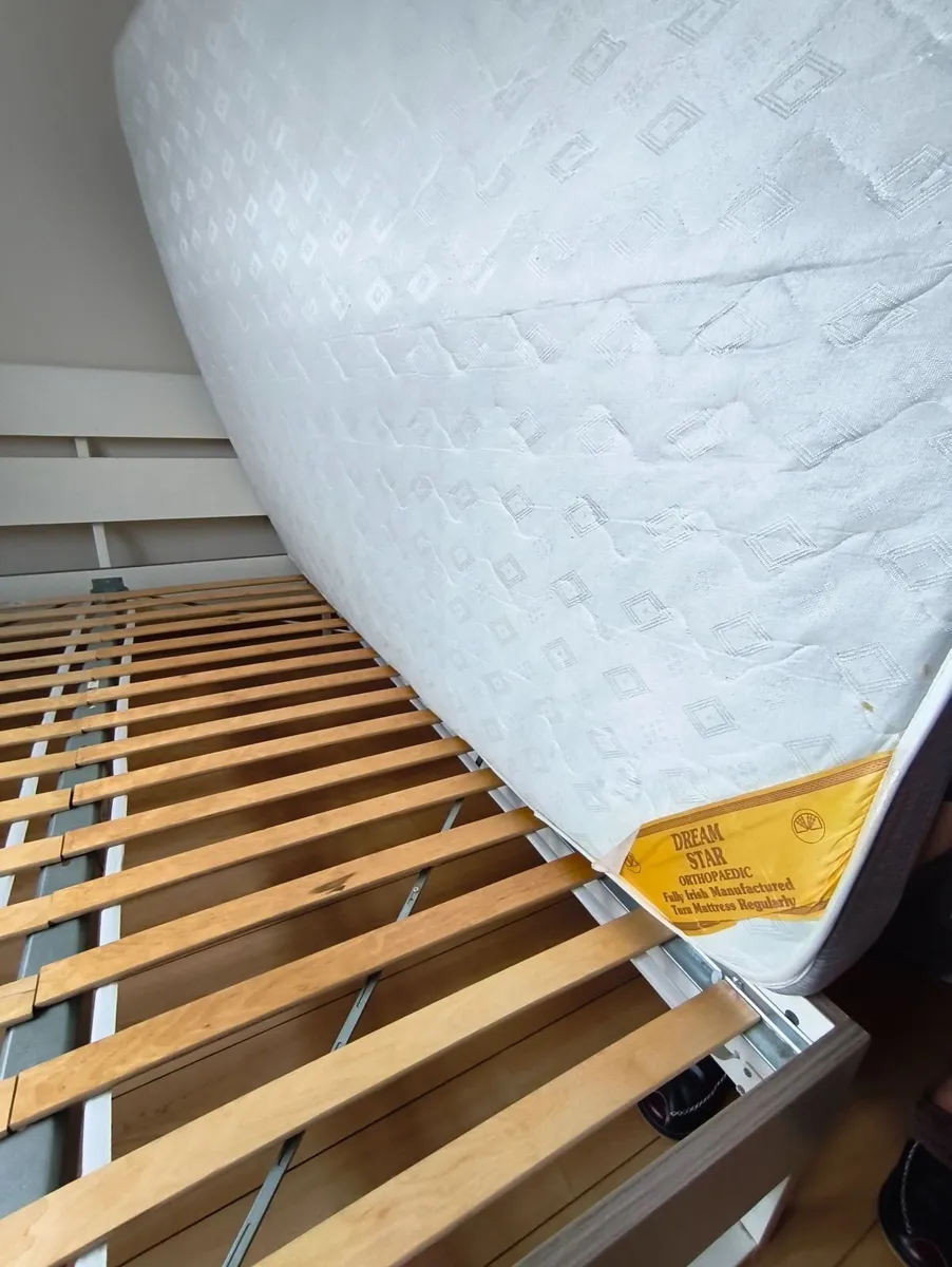 Double bed with mattress - Image 3