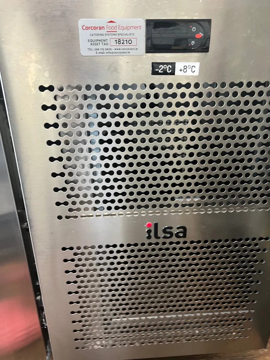 ILSA 2 Door Stainless Steel Refrigerated Counter - Image 3