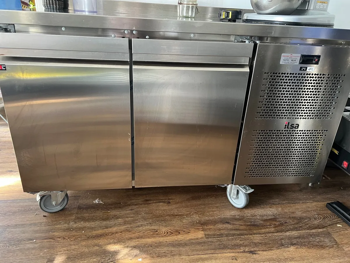 ILSA 2 Door Stainless Steel Refrigerated Counter - Image 4