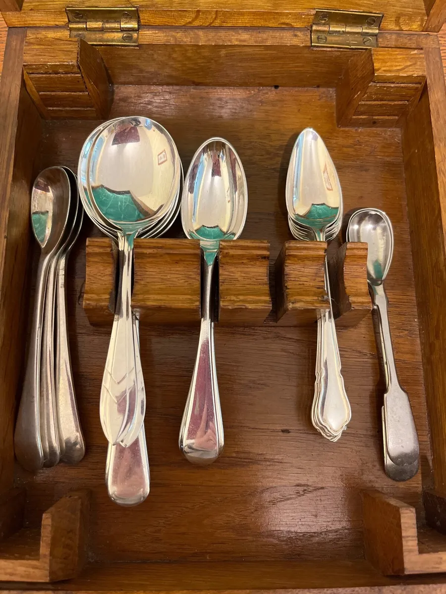 Silver plated spoons - Image 1
