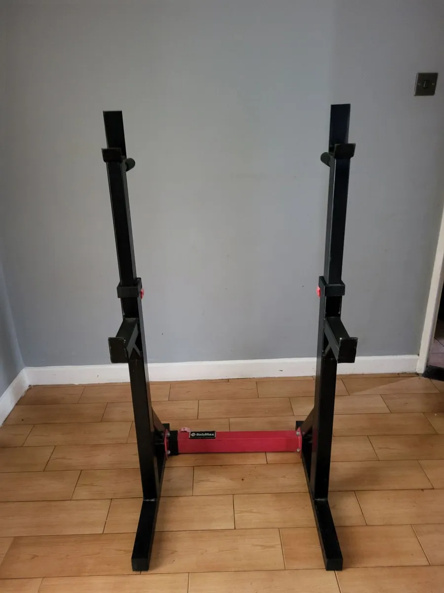 BodyMax Squat Stand & Dip Rack Adjustable H/W - Image 2
