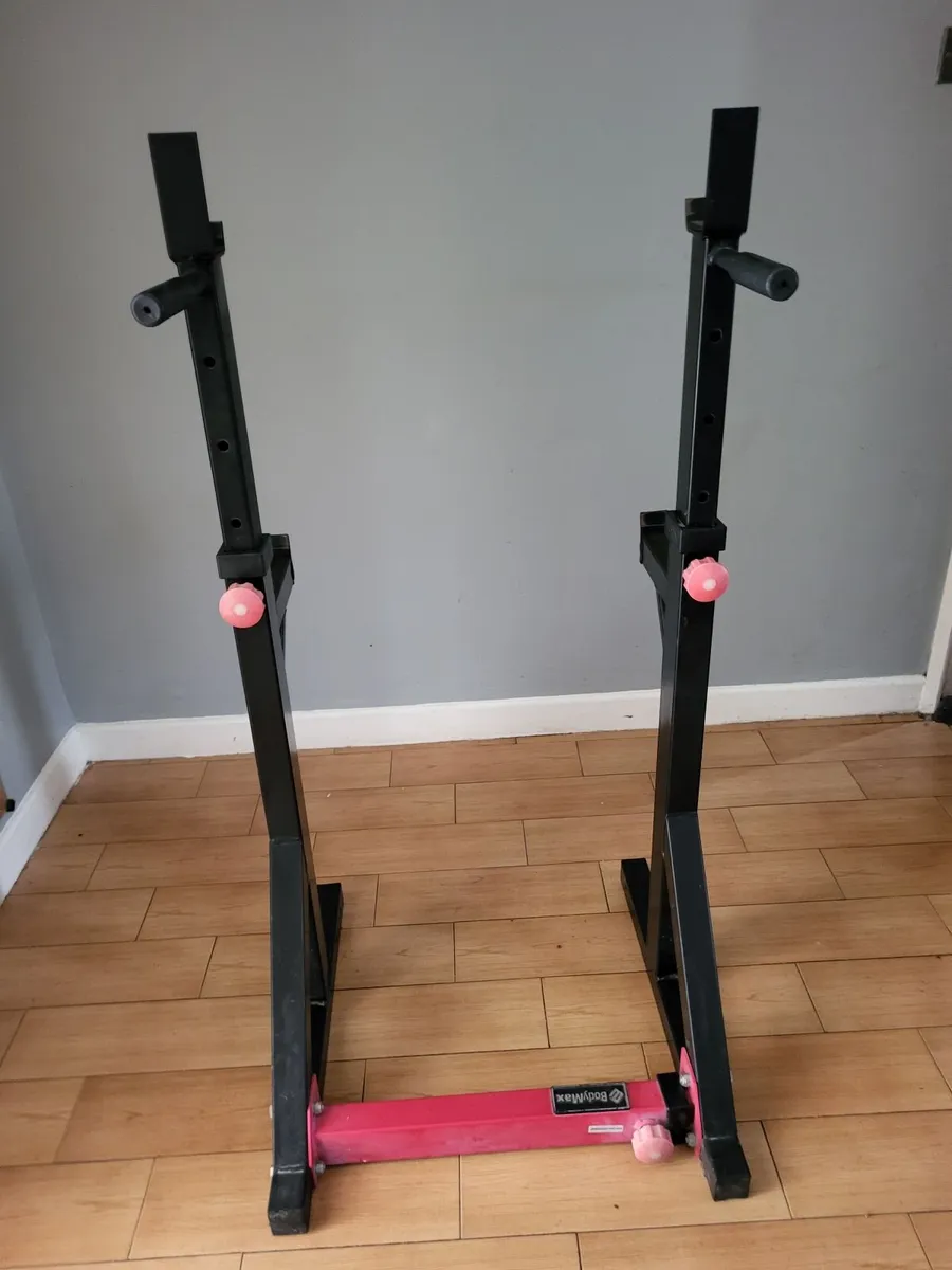 BodyMax Squat Stand & Dip Rack Adjustable H/W - Image 3