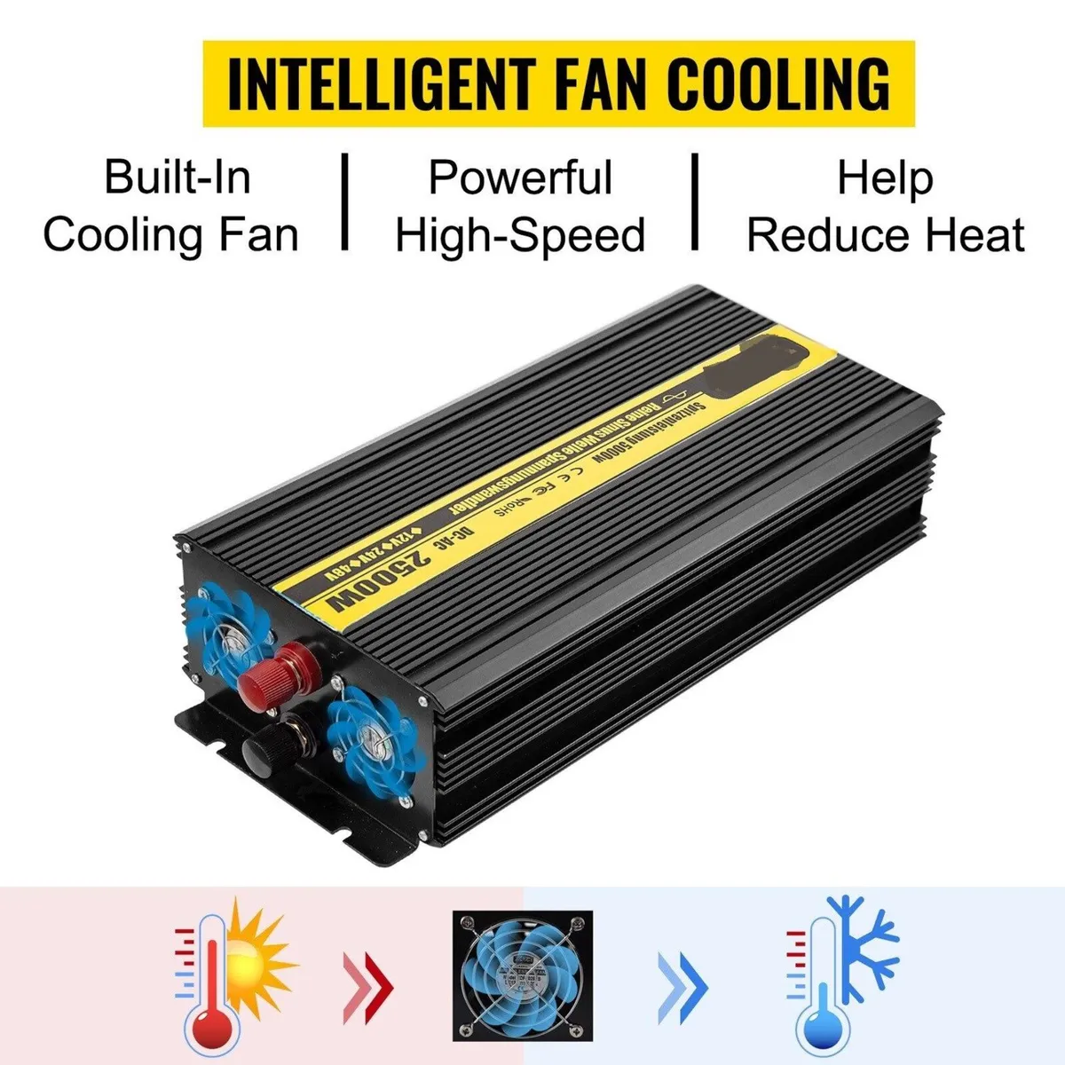 Pure Sine Wave inverter 8000W 5000W 6000W DC12V - Image 3