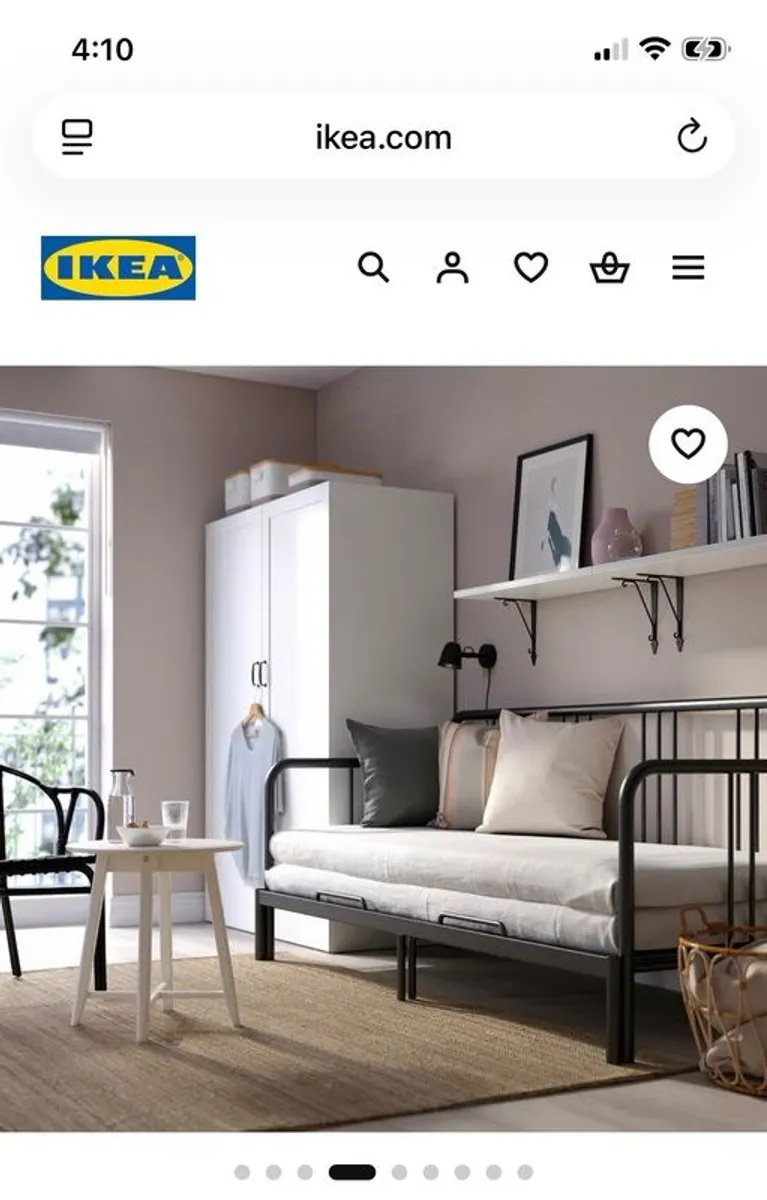 Daybed Ikea FYRESDAL Day-bed frame, - Image 3
