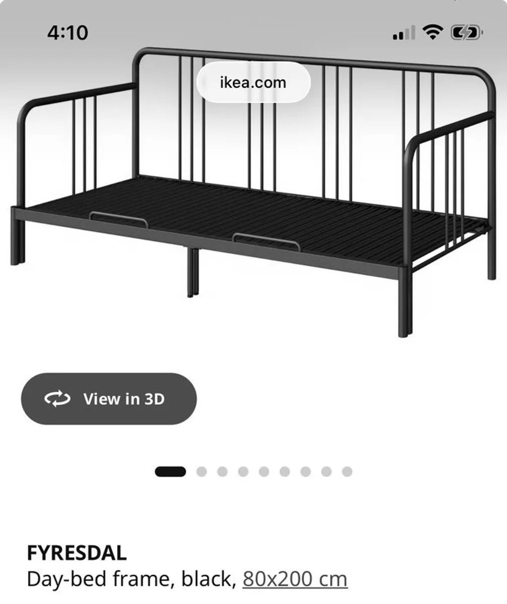Daybed Ikea FYRESDAL Day-bed frame, - Image 4