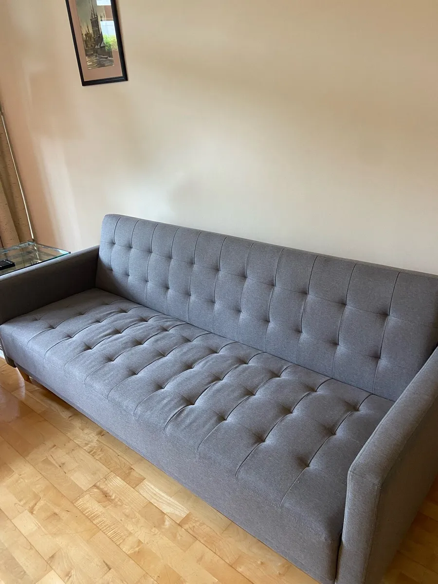 Grey Sofa Bed - Image 1