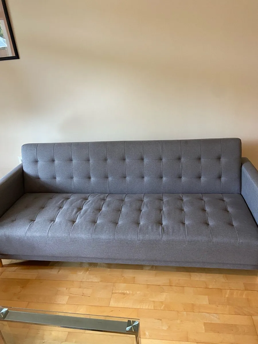 Grey Sofa Bed - Image 2