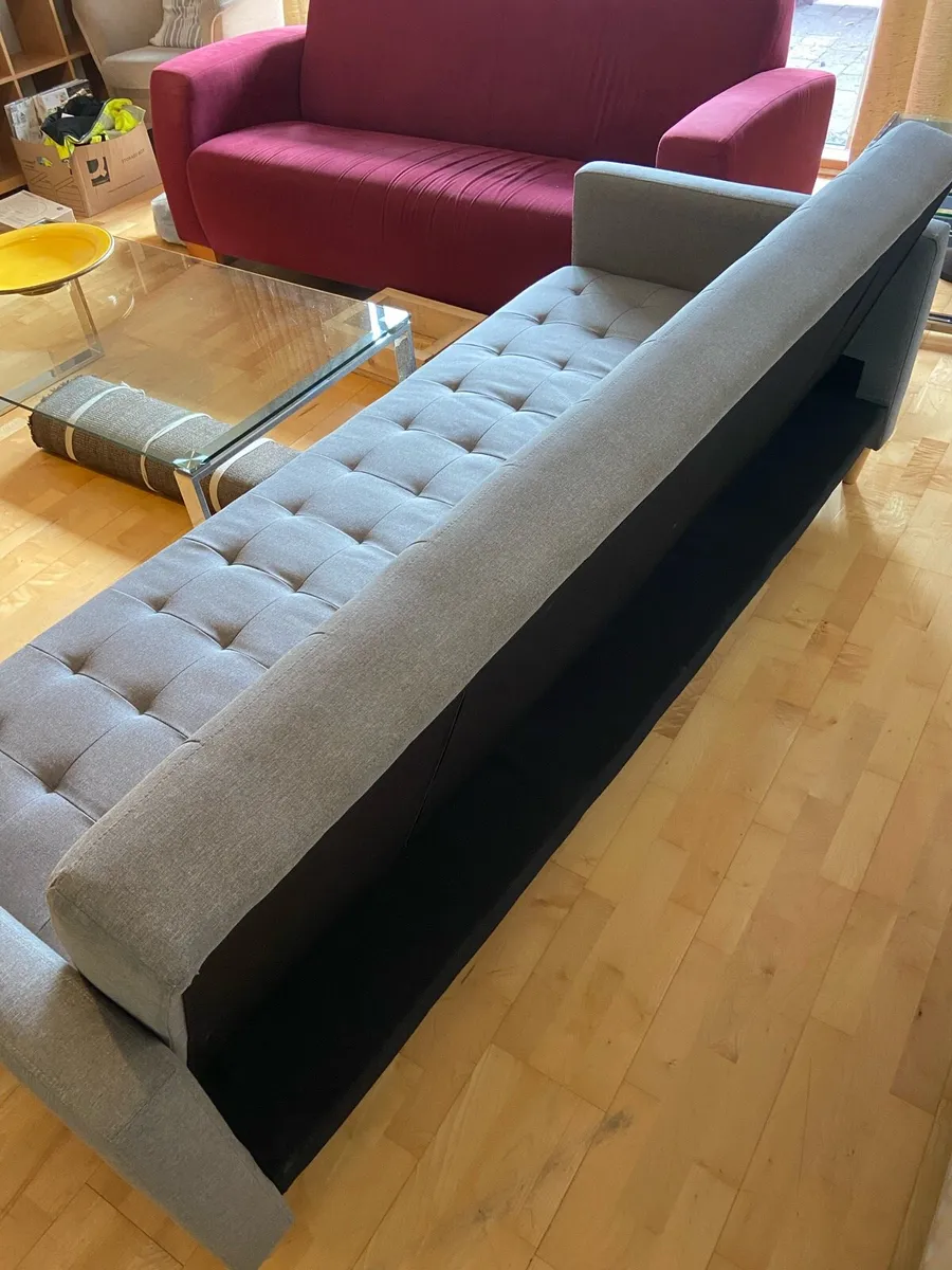 Grey Sofa Bed - Image 4