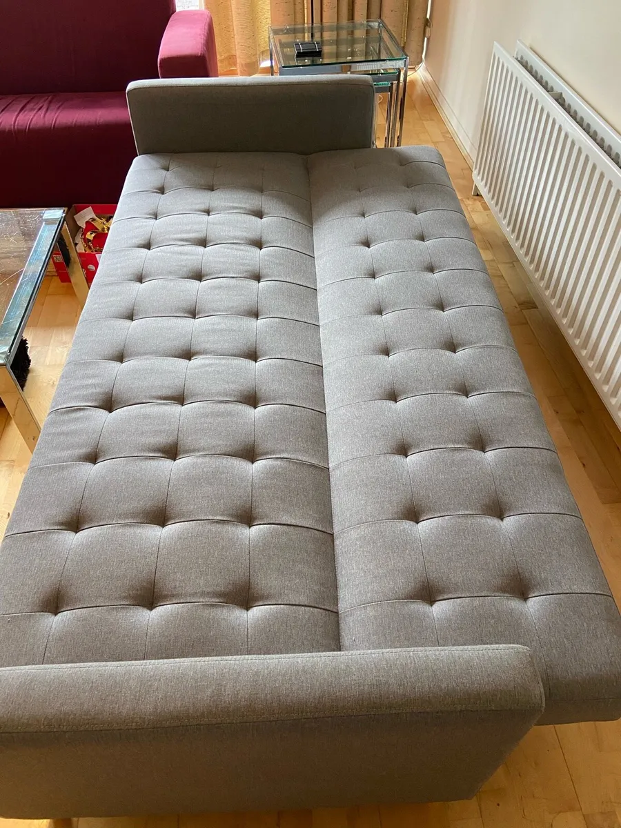 Grey Sofa Bed - Image 3