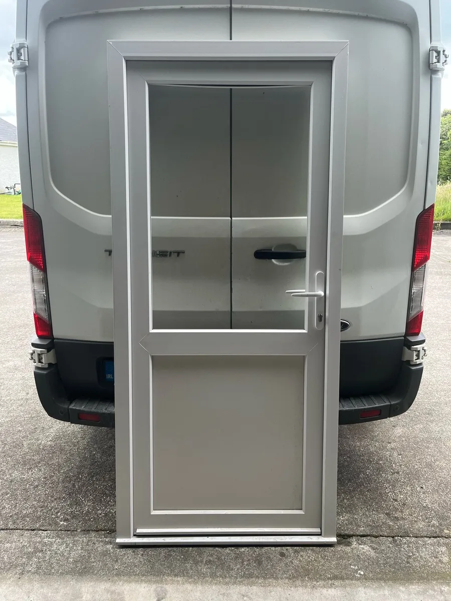 White Upvc door