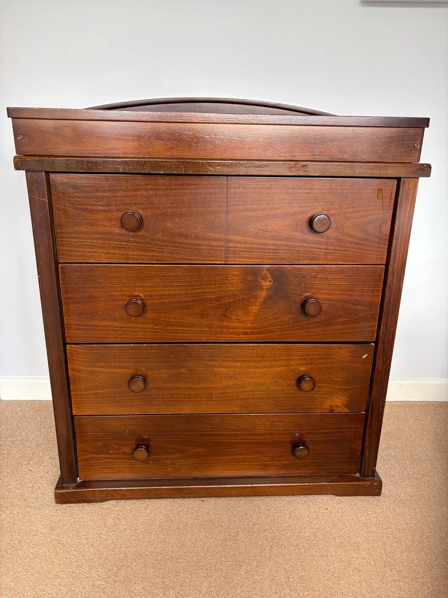 Boori chest of drawers & baby changing table - Image 1