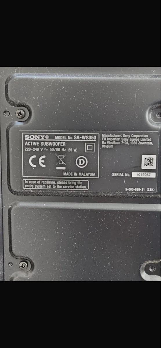 LG 42” UHD TV and Sony Cinema system - Image 2