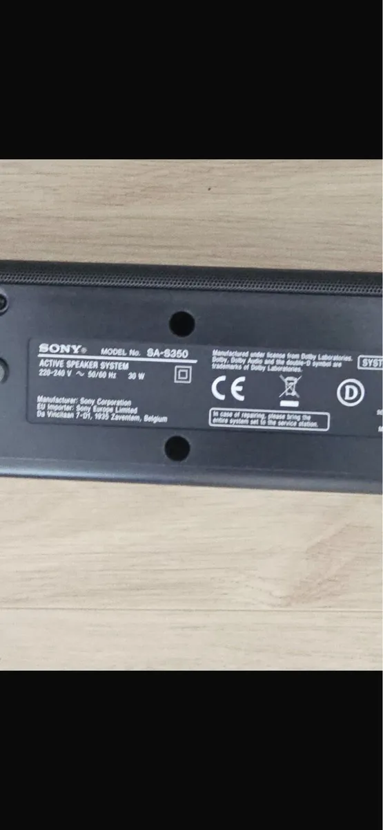 LG 42” UHD TV and Sony Cinema system - Image 3
