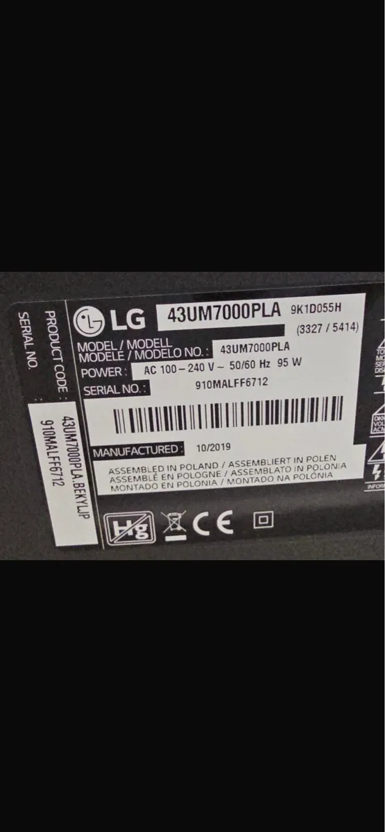 LG 42” UHD TV and Sony Cinema system - Image 4
