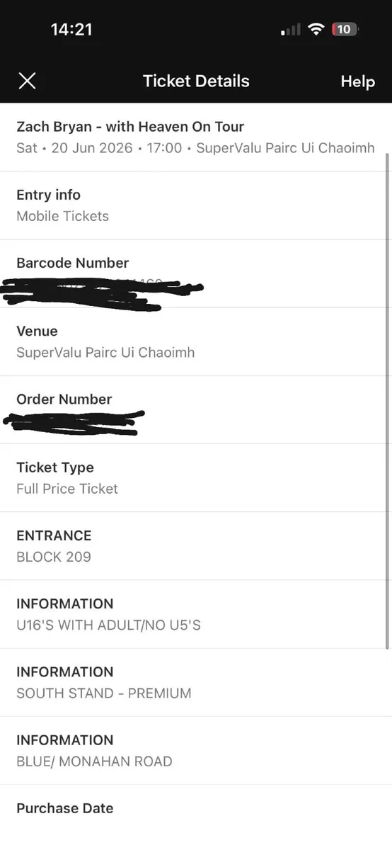 Zach Bryan tickets - Image 2