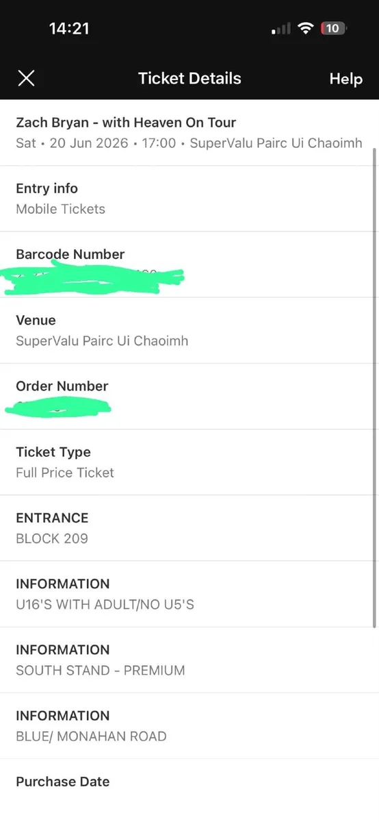 Zach Bryan tickets - Image 3