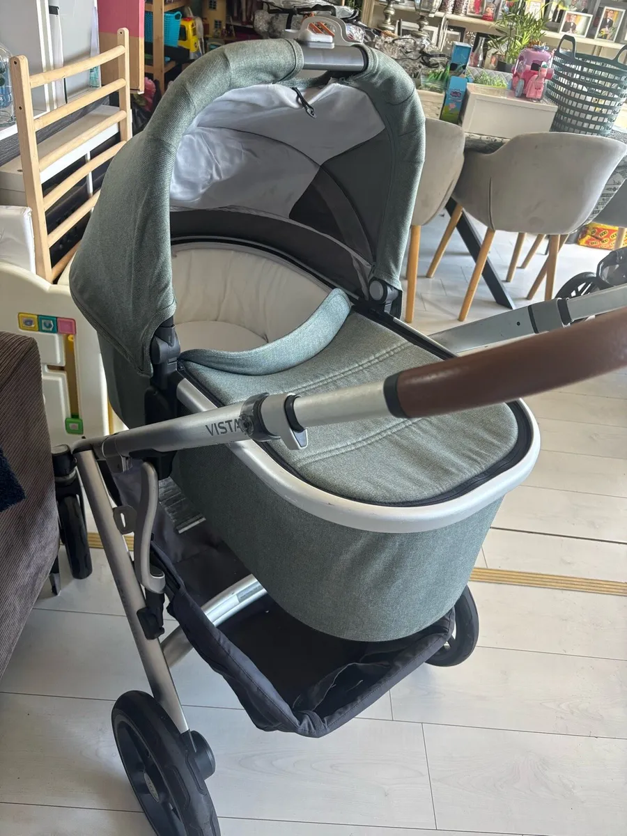 Uppababy vista sage green buggy - Image 1