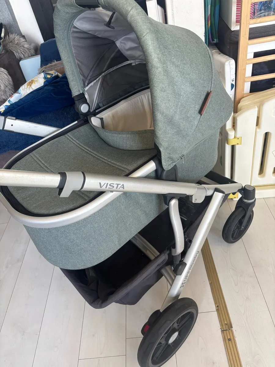 Uppababy vista sage green buggy - Image 3