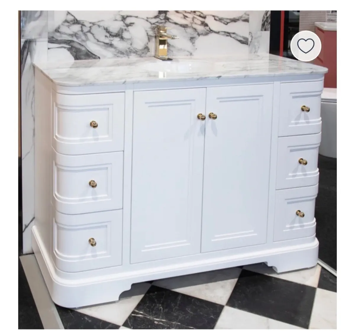 Granlusso sage green Sink unit - Image 4