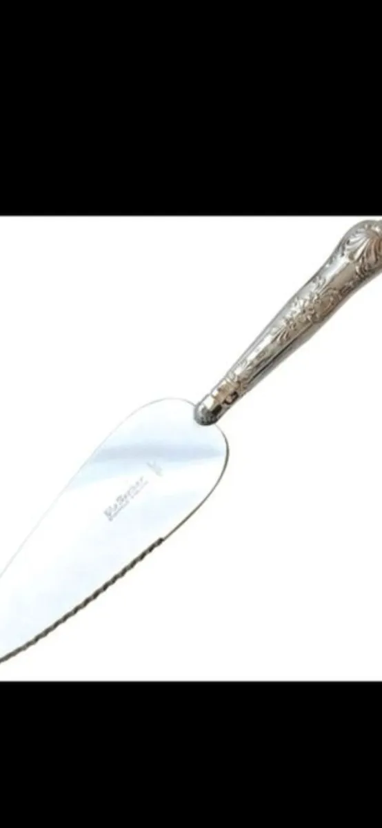 Sterling silver cake slice