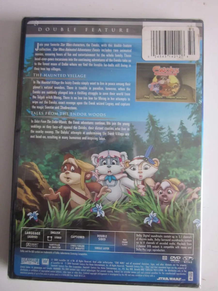 Star Wars Ewoks Dvd Animated Adventure New - Image 3