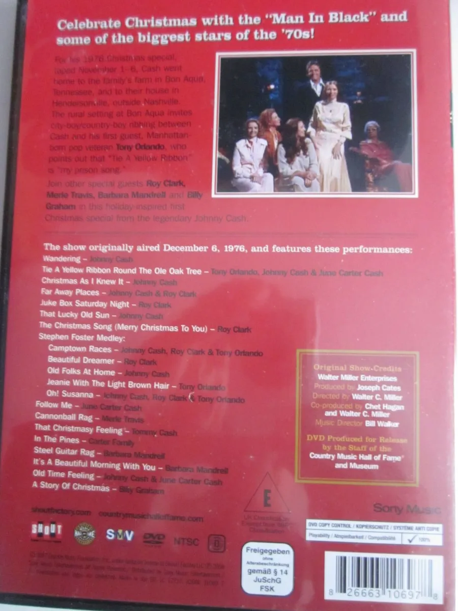 Johnny Cash Christmas Specials 1976-1979 DVD Set - Image 3
