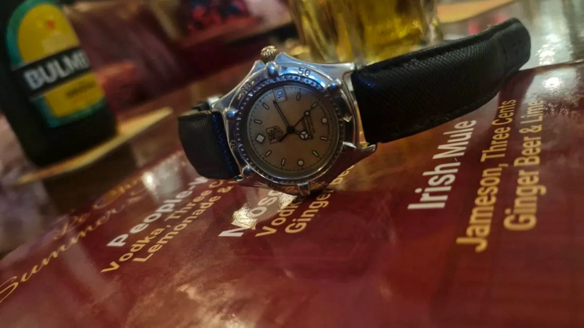 Heuer, 2000 (Vintage, circa mid 80's) 34mm, 2 tone - Image 2