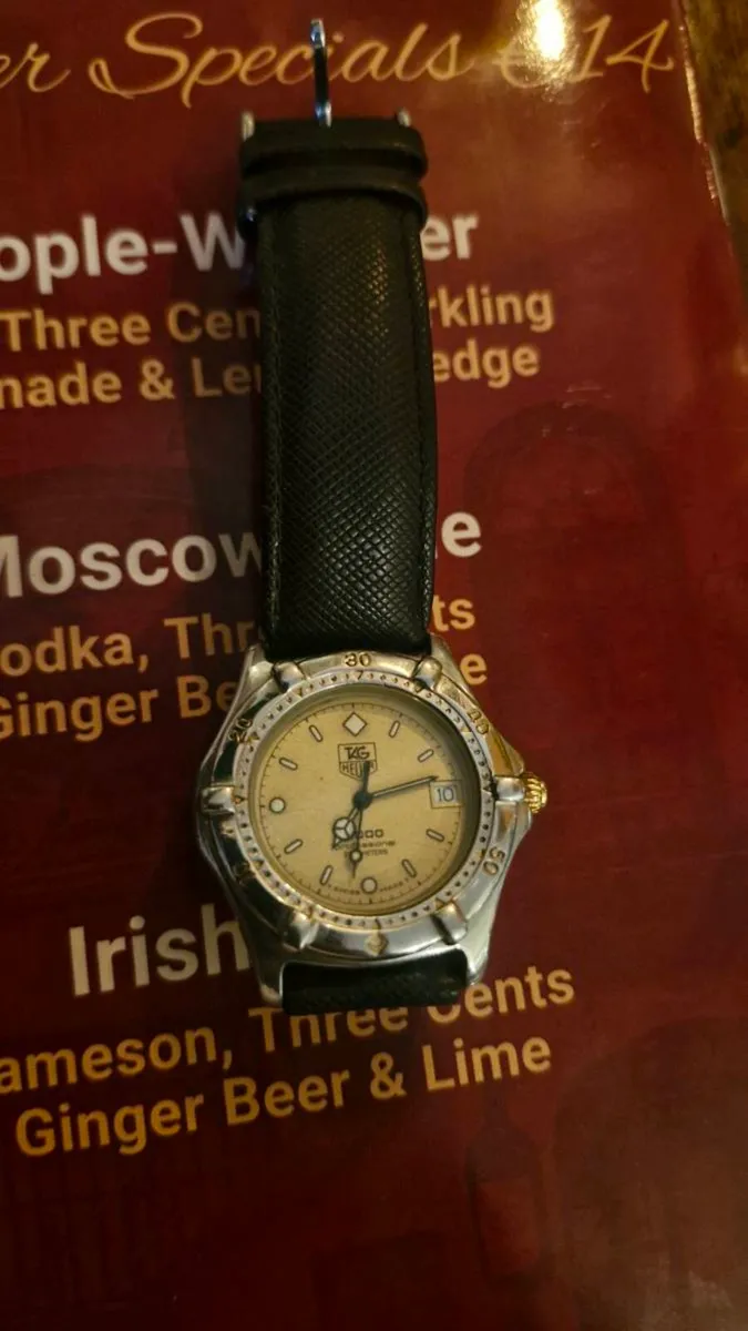 Heuer, 2000 (Vintage, circa mid 80's) 34mm, 2 tone - Image 3