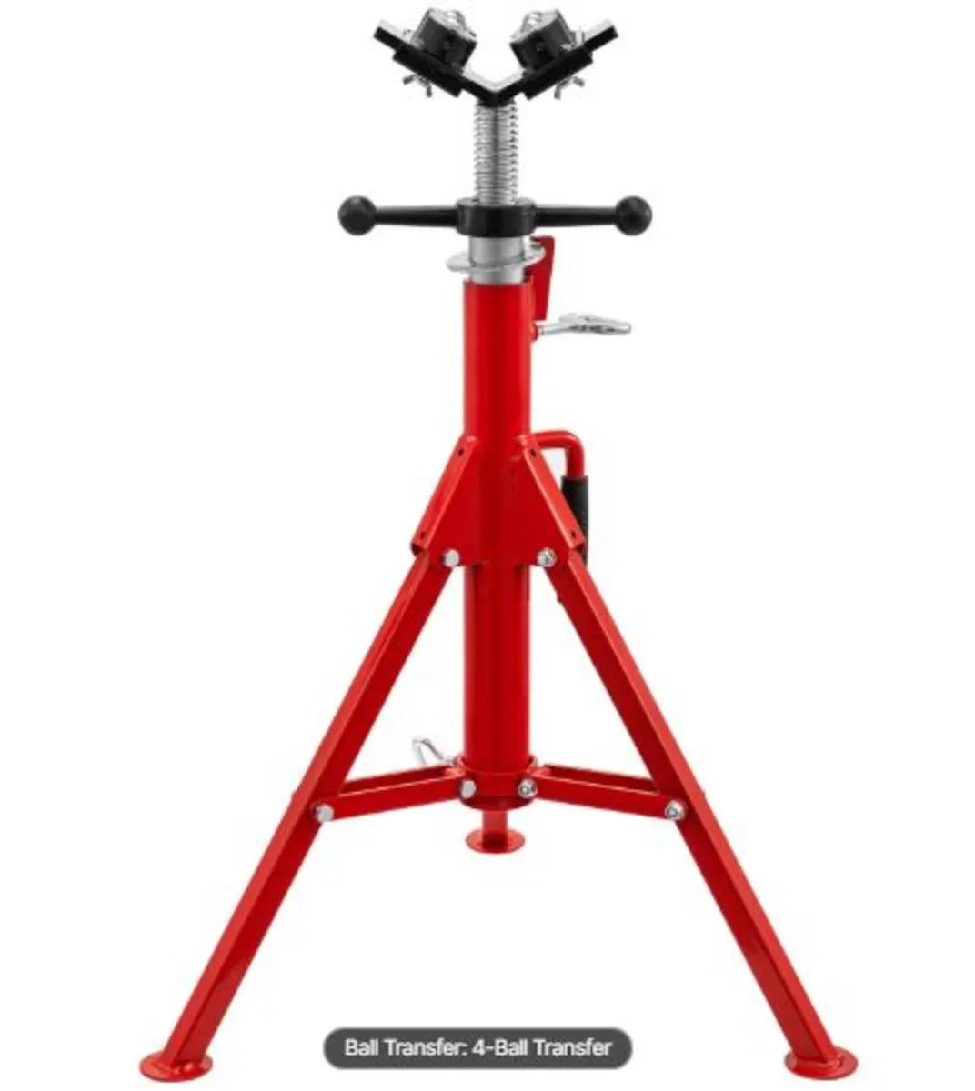 Pipe Stand with 4-Ball Transfer V-Head and Foldin - Image 2