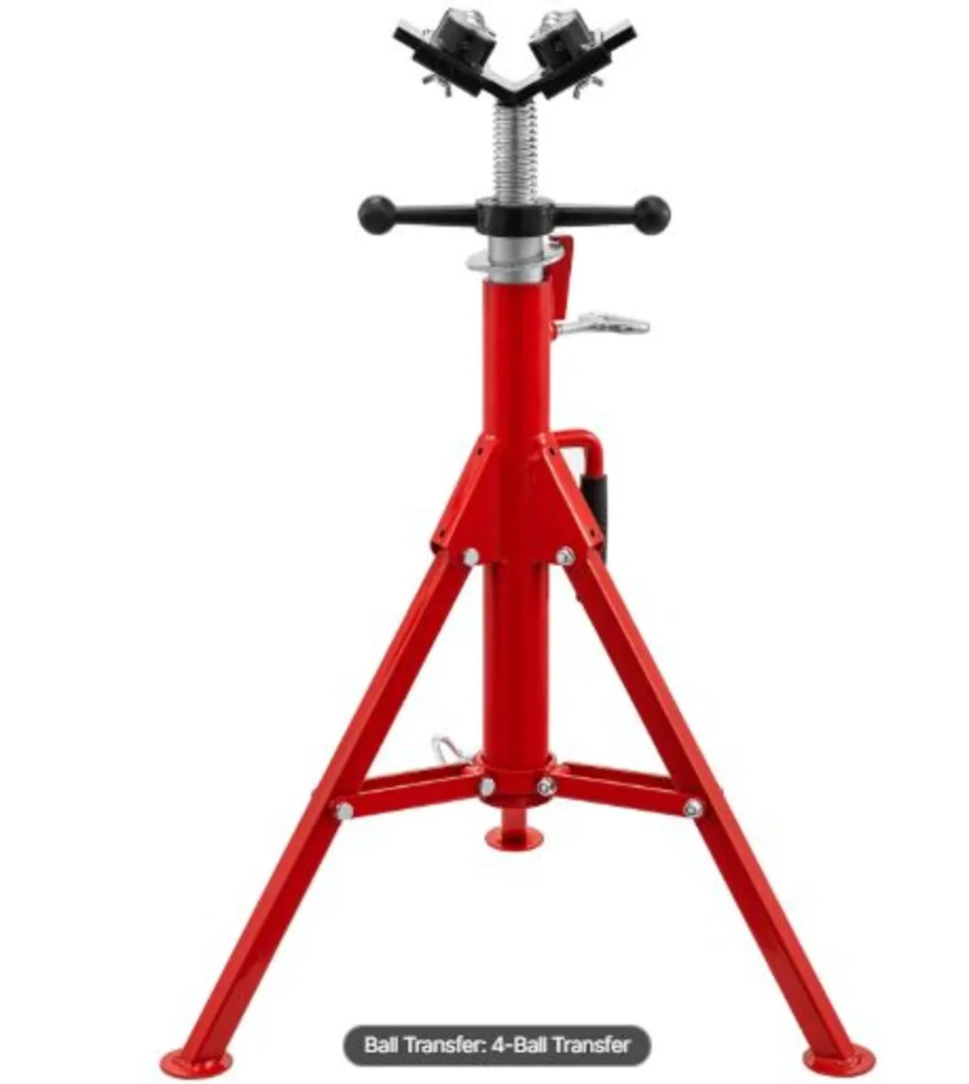 Pipe Stand with 4-Ball Transfer V-Head and Foldin - Image 4