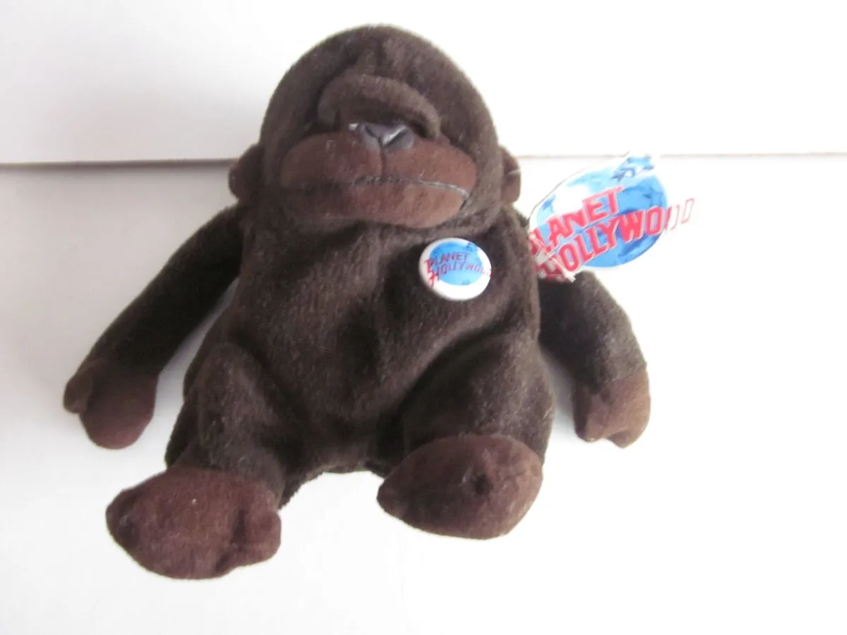 Vintage Planet Hollywood George the Gorilla beanie - Image 3