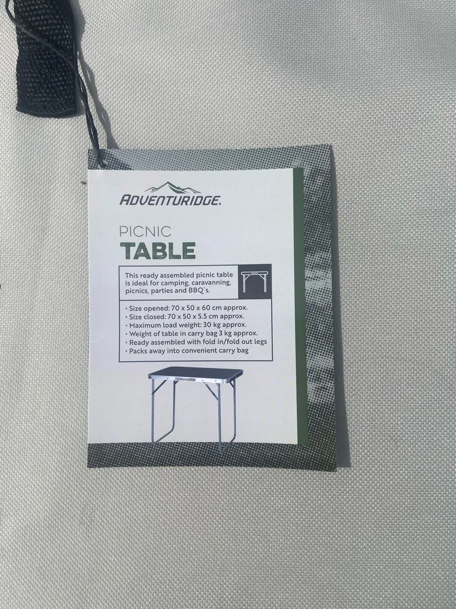 Fold up camping table - Image 3