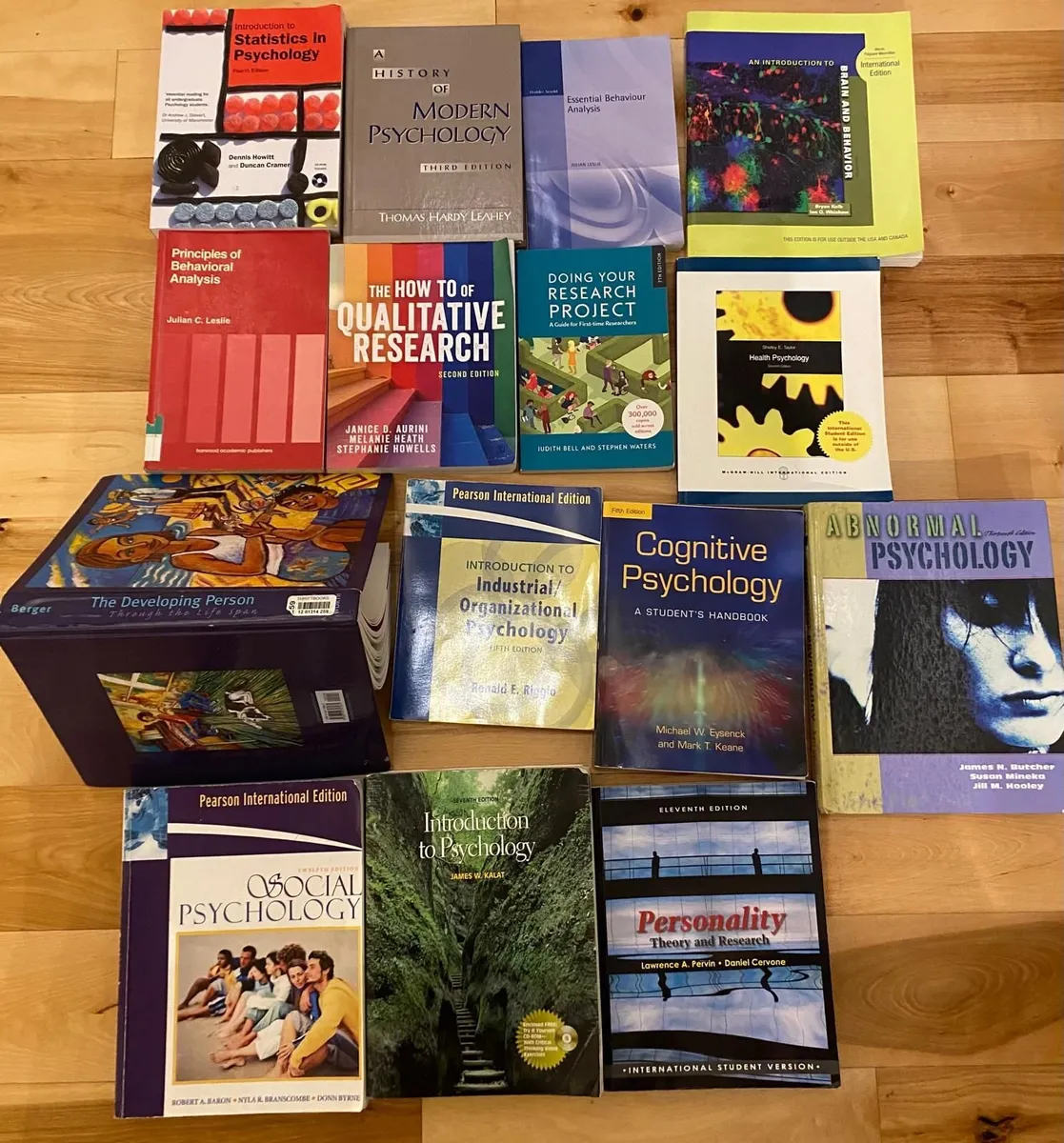 3rd level Psychology text books - Image 1