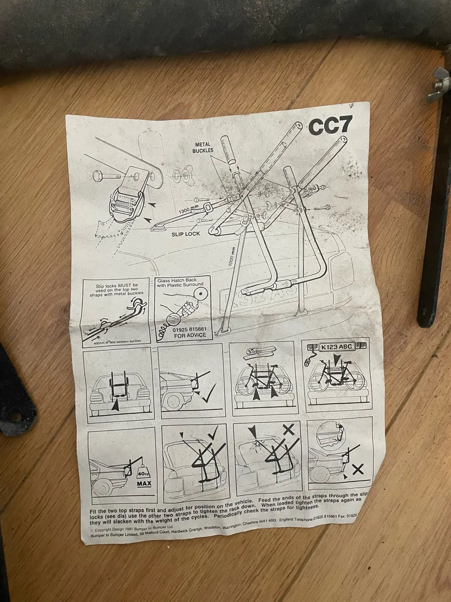 CC7 Car Bike Rack and Securing System - Image 1