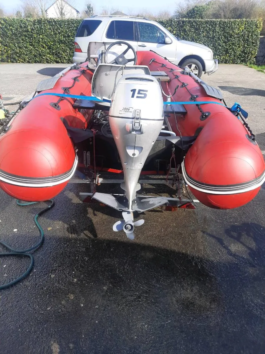 4.2m Kolibri boat and 15hp honda - Image 3