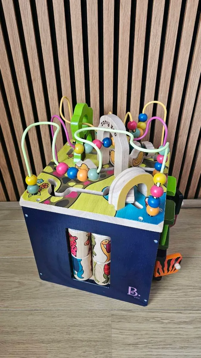 Wooden Activity Cube - Image 3