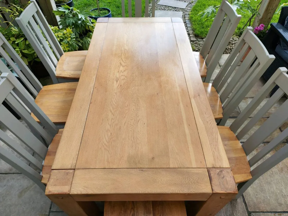 Large oak table - Image 2