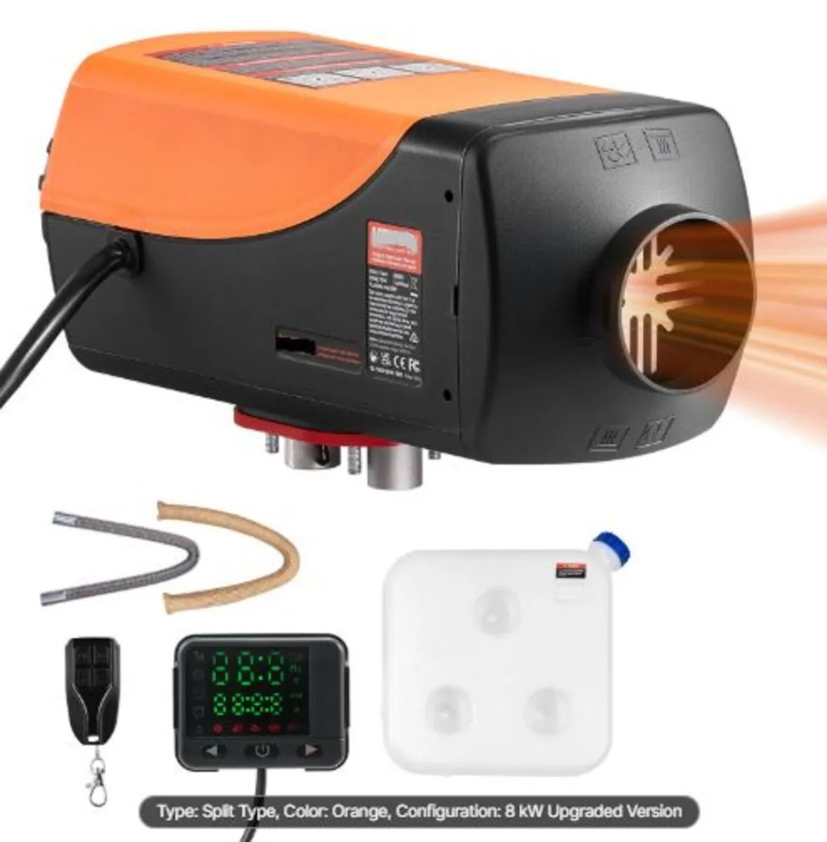 Diesel Air Heater, 5-8KW DC12-24V, Fast Heating - Image 1