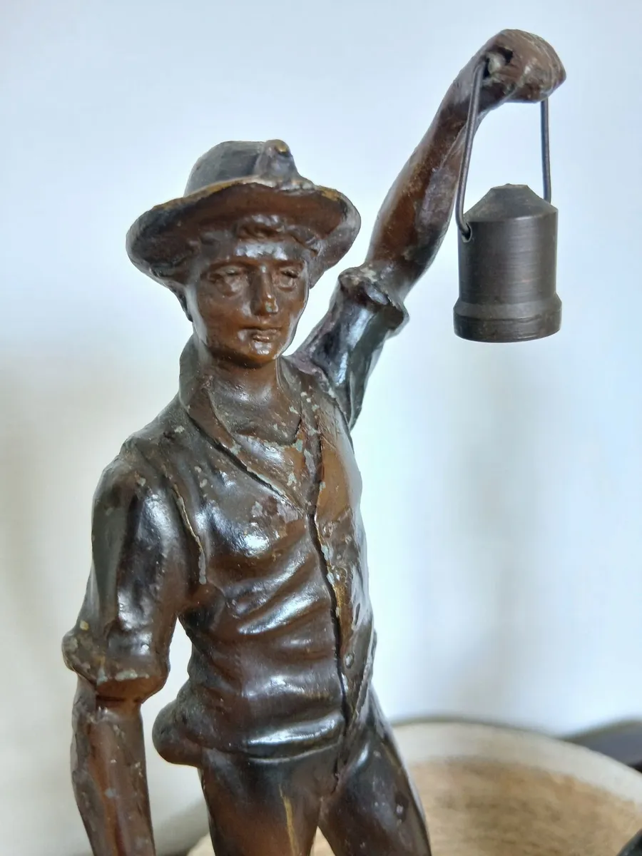 Pair of Spelter/Bronzed Early 20th Century Figures - Image 4