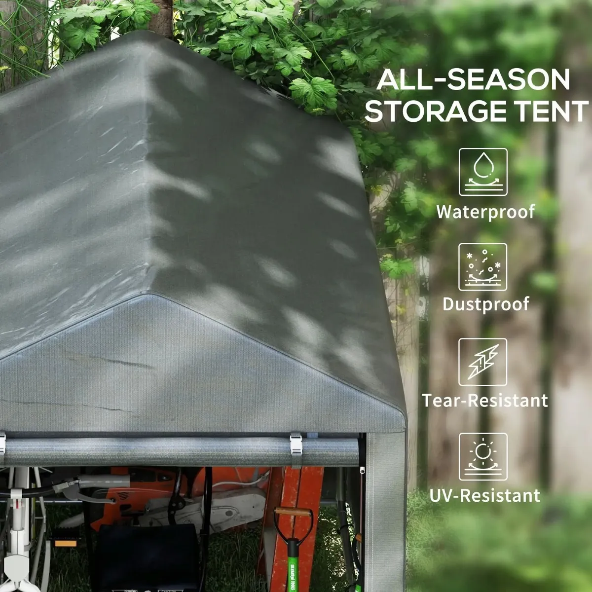 Temporary Garden Shed with Accessories 179x120 - Image 3