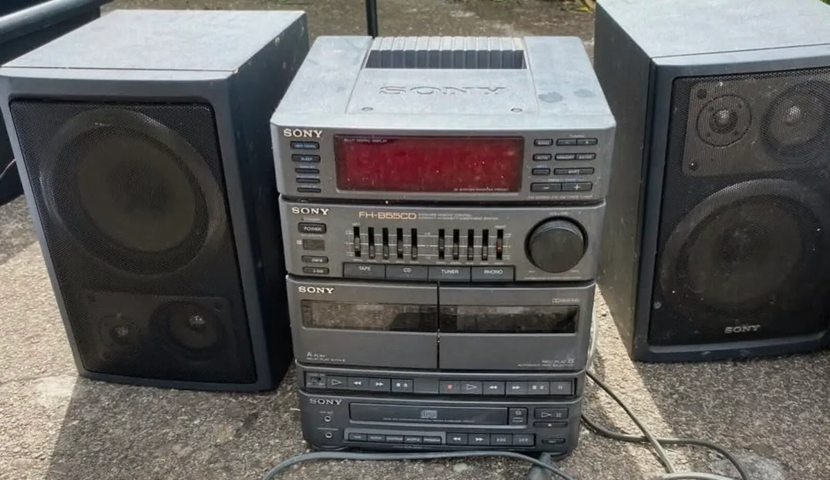 Sony HCD-H55 CD Hifi Hi-fi casette tape player - Image 1