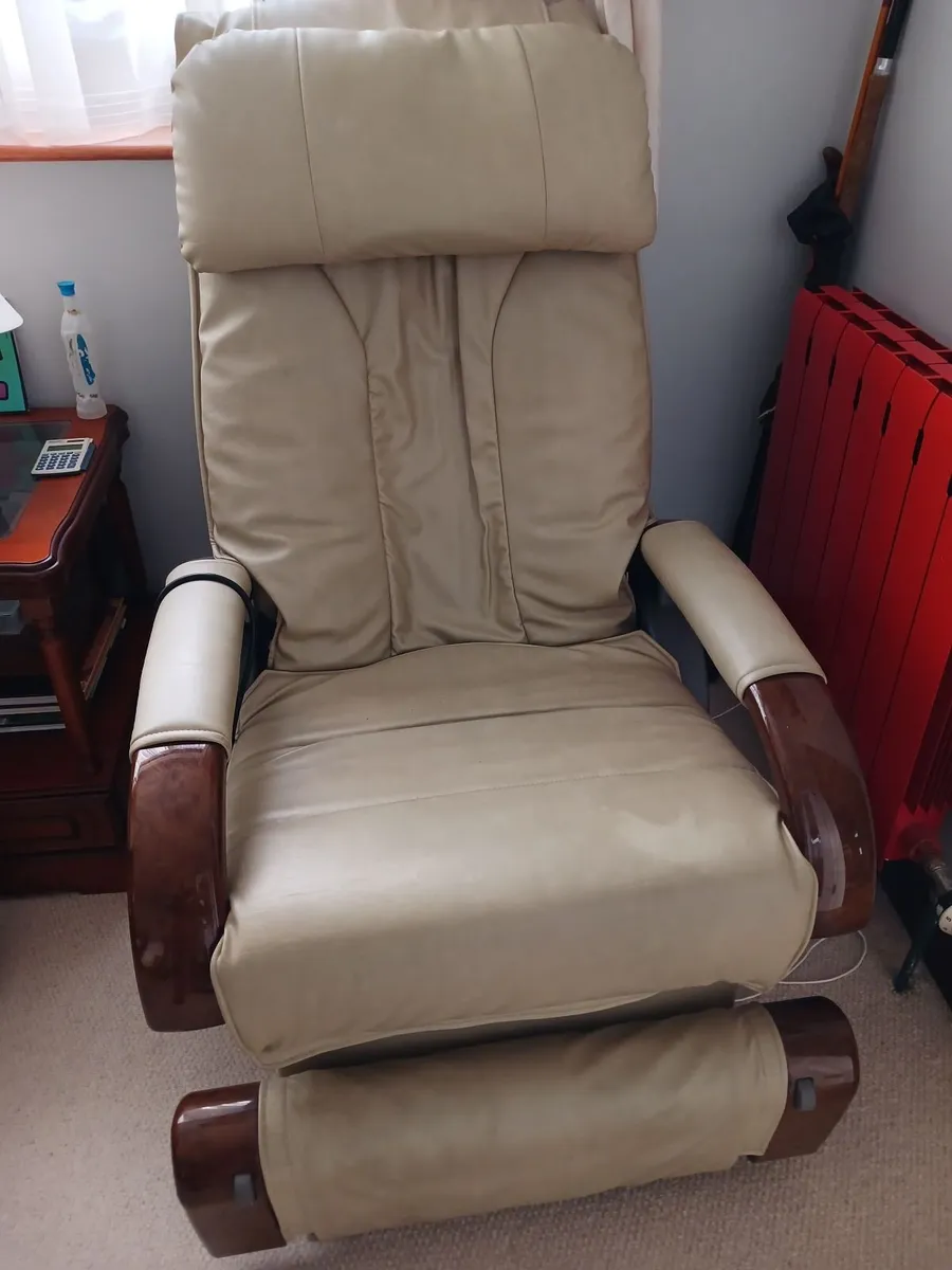 Leather reclining massage-chair - Image 4