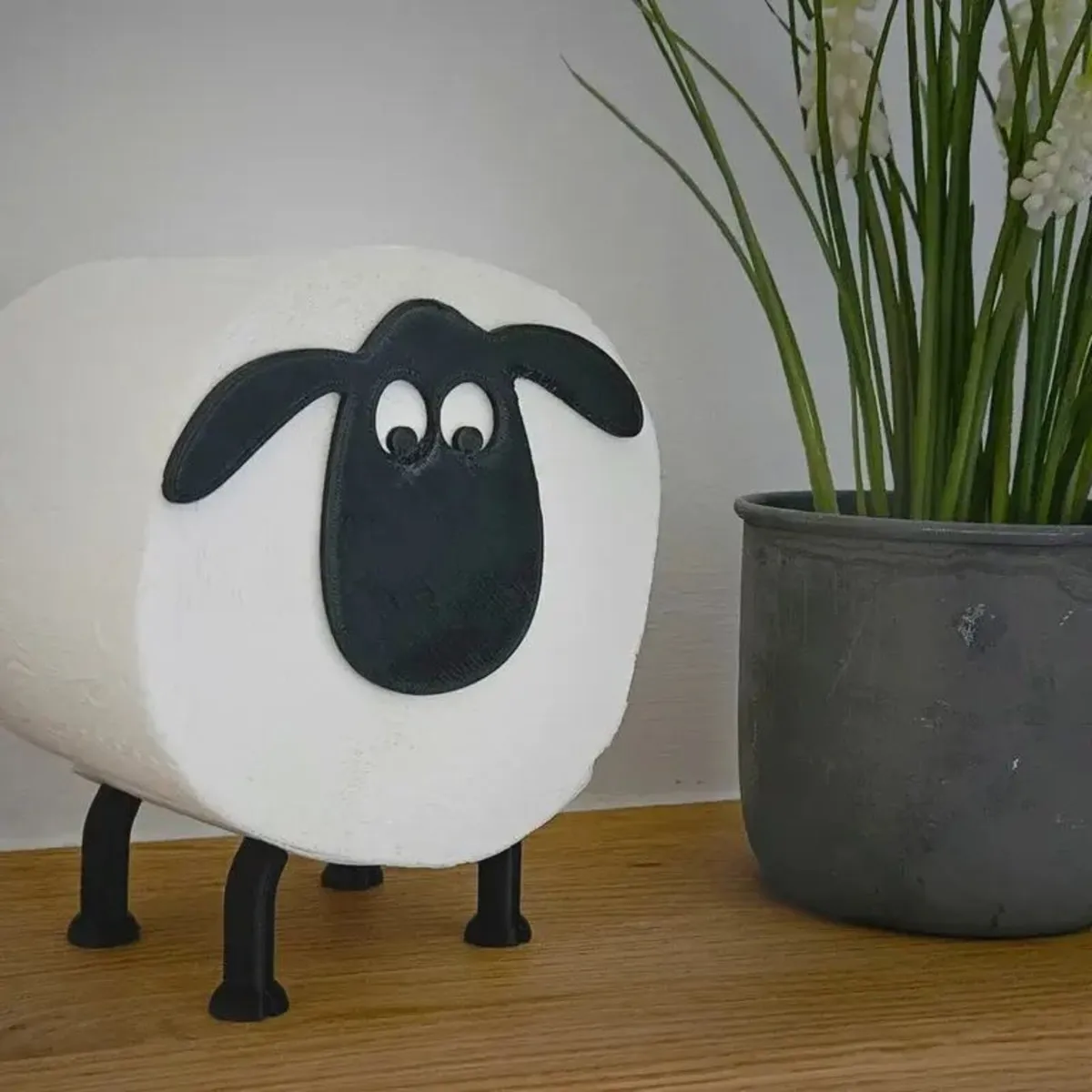 Shawn the Sheep Roll Holder - Image 2