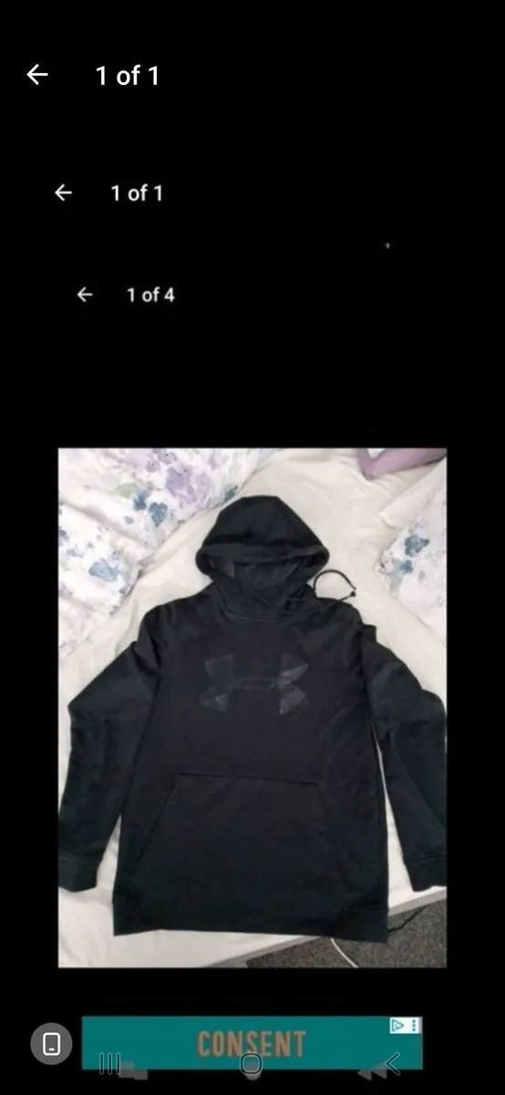 Black Under Armour hoody